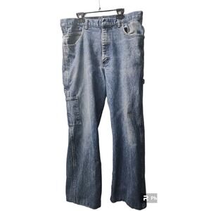 Bulwark FR Carpenter Jeans Flame Resistant Work Pants Denim Blue Size 35x25‎